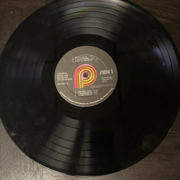 Various Artists Original Music Box Melodies Of Christmas LP Vinyl Record Album - Picture 3 of 6